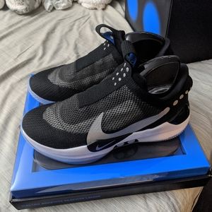 Nike Adapt BB - Black Pure Platinum - 9.5